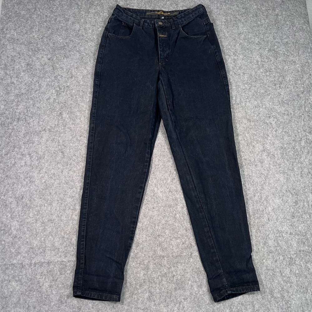 Marithe Francois Girbaud Vintage Black Wash Denim Jeans Women's Size 11/12 Long